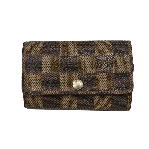Louis Vuitton Brown Key Canvas Multicle Case Damier - Picture 1 of 6